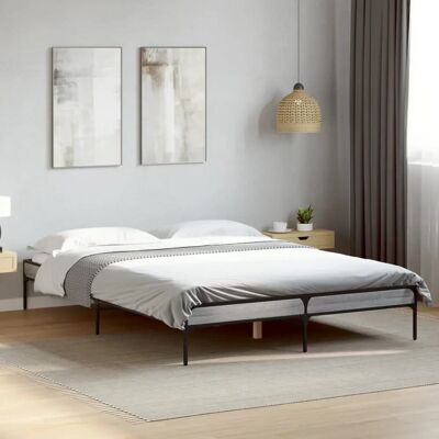vidaXL Sänkykehys harmaa Sonoma 120x190 cm - Sänky vidaXL Sänkykehys harmaa Sonoma 120x190 cm - Sänky