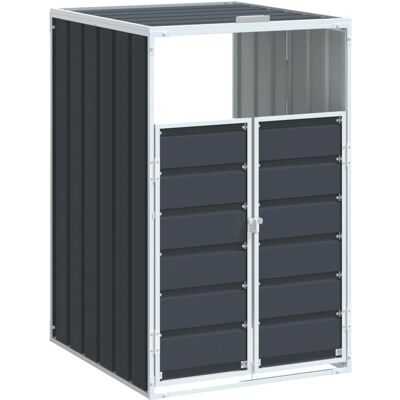vidaXL Stahl-Gartenmülltonnenbox - 72x81x115 cm vidaXL Stahl-Gartenmülltonnenbox - 72x81x115 cm