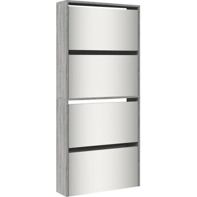 vidaXL Modell 86330 Graues Sonoma Schuhschrank - 4-stufig vidaXL Modell 86330 Graues Sonoma Schuhschrank - 4-stufig