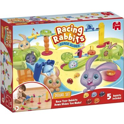 Jumbo 1110100371 Bouwspeelgoed - Racing Rabbits - Deluxe Set Jumbo 1110100371 Bouwspeelgoed - Racing Rabbits - Deluxe Set