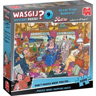 Wasgij Modèle 1110100504 Puzzle - Vol de train 1000 pièces Wasgij Modèle 1110100504 Puzzle - Vol de train 1000 pièces