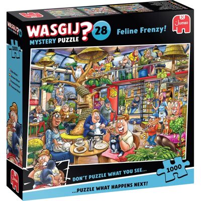 Wasgij 28 Feline Frenzy! Pussel - 1000 bitar Wasgij 28 Feline Frenzy! Pussel - 1000 bitar