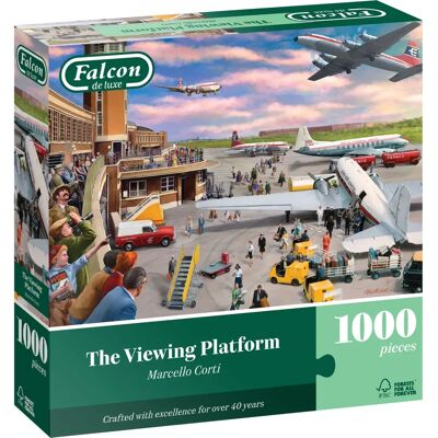 Falcon de luxe Falcon Deluxe Het Uitzichtplatform Puzzle - 1000 Stukjes Falcon de luxe Falcon Deluxe Het Uitzichtplatform Puzzle - 1000 Stukjes
