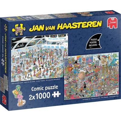Jumbo Jan van Haasteren 2x1000 Puzzle - Kaos & Humor Jumbo Jan van Haasteren 2x1000 Puzzle - Kaos & Humor