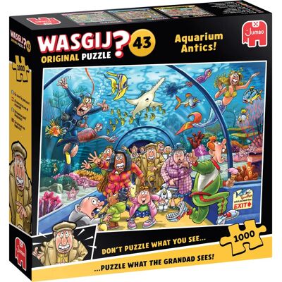 Jumbo Wasgij Original 43 Aquarium Antics Puzzle - 1000 pcs Jumbo Wasgij Original 43 Aquarium Antics Puzzle - 1000 pcs