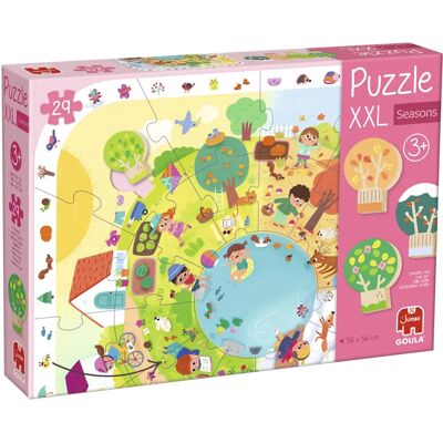 Goula 1110100764 Puzzel - Educatief, 29 stuks, Seizoenen Goula 1110100764 Puzzel - Educatief, 29 stuks, Seizoenen