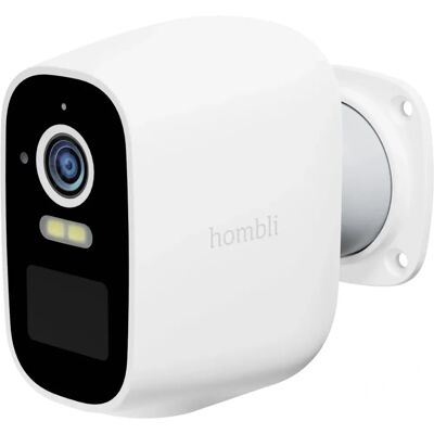Caméra sans fil à batterie HOMBLI - 2K Caméra de surveillance - Blanc - Extérieur Caméra sans fil à batterie HOMBLI - 2K Caméra de surveillance - Blanc - Extérieur
