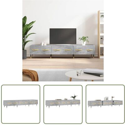 THE LIVING STORE - Mobile Porta Tv - Szary cement - TV stand THE LIVING STORE - Mobile Porta Tv - Szary cement - TV stand