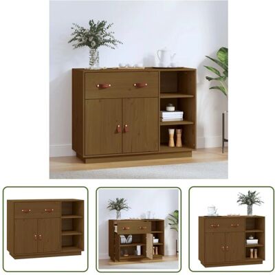 THE LIVING STORE - Ambra Pine 98.5x40x75 cm - Sideboard THE LIVING STORE - Ambra Pine 98.5x40x75 cm - Sideboard