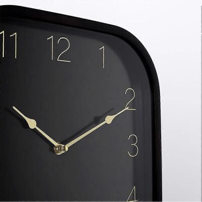 Excellent Houseware Wanduhr - 30x30cm - Schwarz Excellent Houseware Wanduhr - 30x30cm - Schwarz