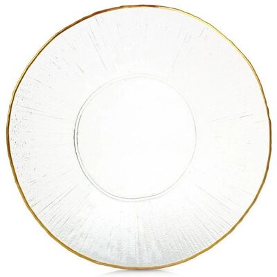 Vilde Modell 30cm Goldenes Glasteller Vilde Modell 30cm Goldenes Glasteller