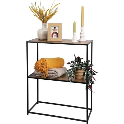 Regał metalowy Trends4You Czarny 70x30.5x85 cm - Regał Regał metalowy Trends4You Czarny 70x30.5x85 cm - Regał