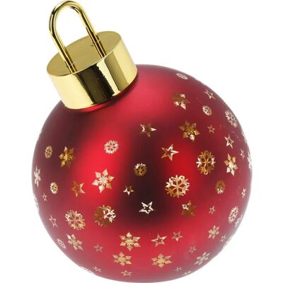Lifetime Rote Weihnachtskugel - LED Licht Ø 15cm Lifetime Rote Weihnachtskugel - LED Licht Ø 15cm