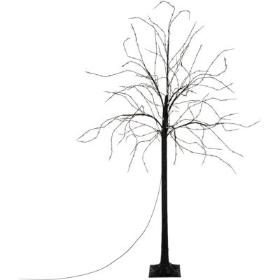 Arbre de Noël LED 150cm - Blanc chaud, Branches flexibles - Publicité Arbre de Noël LED 150cm - Blanc chaud, Branches flexibles - Publicité