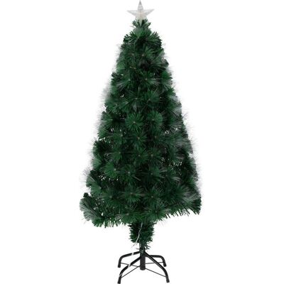 Fiber optic kerstboom - sterren LED lampjes en piek - 60cm - 8 functies Fiber optic kerstboom - sterren LED lampjes en piek - 60cm - 8 functies