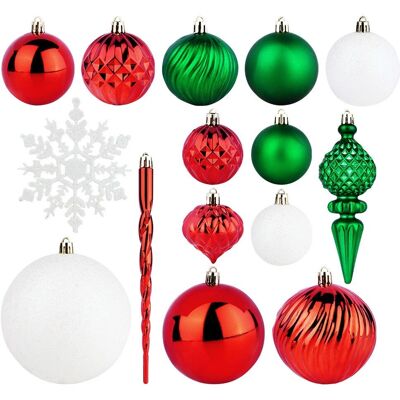 Vilde Boules de Noël Incassables - Décoration de Noël - Publicité Vilde Boules de Noël Incassables - Décoration de Noël - Publicité
