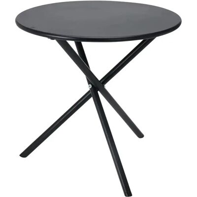 Sconto Arnheim Zwarte Bijzettafel - Tuinmeubilair Sconto Arnheim Zwarte Bijzettafel - Tuinmeubilair