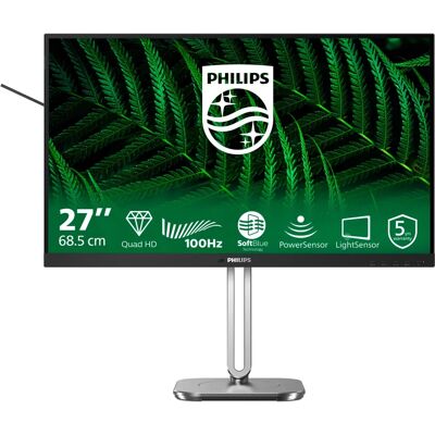 Philips 27B2G5500/00 27-tummainen Quad HD IPS-näyttö - VESA, Säädettävä korkeudelta Philips 27B2G5500/00 27-tummainen Quad HD IPS-näyttö - VESA, Säädettävä korkeudelta