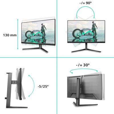 Philips Evnia 3000 27M2N3800A/00 4K Ultra HD LCD Monitor - Komputer Philips Evnia 3000 27M2N3800A/00 4K Ultra HD LCD Monitor - Komputer