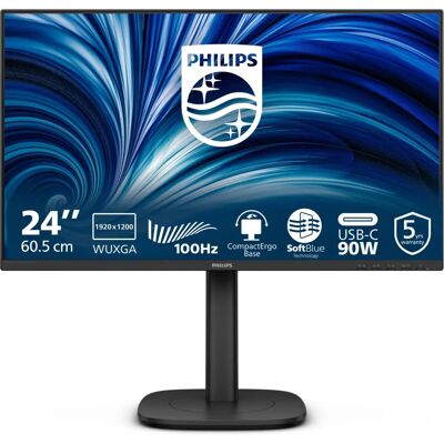 Philips 24B2U3301D/00 Näyttö - 24,1" LCD Musta Philips 24B2U3301D/00 Näyttö - 24,1" LCD Musta