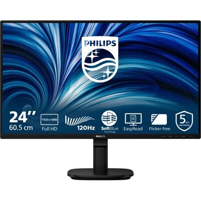 Philips 2000 sarja 24B2N2200/00 tietokonenäyttö - Laaja katselukulma, 120Hz, Full HD Philips 2000 sarja 24B2N2200/00 tietokonenäyttö - Laaja katselukulma, 120Hz, Full HD