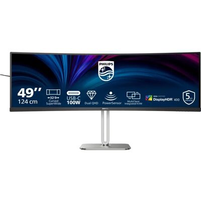 Philips 49" Kaareva Dual QHD-näyttö - Musta Philips 49" Kaareva Dual QHD-näyttö - Musta