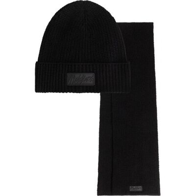 Malelions Ma2-aw24-04 Ribbel muts en sjaal set - Accessoires Malelions Ma2-aw24-04 Ribbel muts en sjaal set - Accessoires