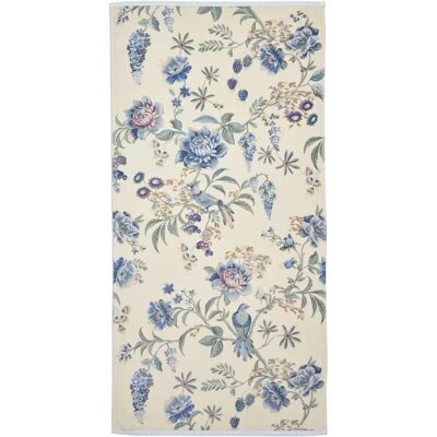 Pip Studio Weiß-Blau Blumen Badehandtuch - Badetuch Pip Studio Weiß-Blau Blumen Badehandtuch - Badetuch
