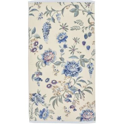 Toalla Pip Studio 55x100cm Jardín Secreto Blanco-Azul - Toalla Toalla Pip Studio 55x100cm Jardín Secreto Blanco-Azul - Toalla