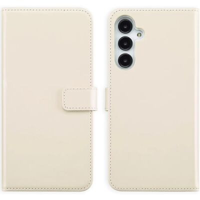 Selencia - SH00081085 - Beige - Leather Folio - Phone Case - Publicité Selencia - SH00081085 - Beige - Leather Folio - Phone Case - Publicité