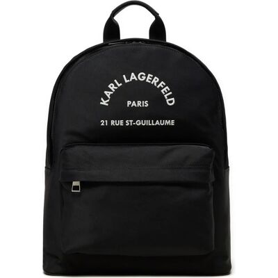Karl Lagerfeld Rygsæk - Rue St-Guilleume - Unisex - Sort - Klassisk form Karl Lagerfeld Rygsæk - Rue St-Guilleume - Unisex - Sort - Klassisk form