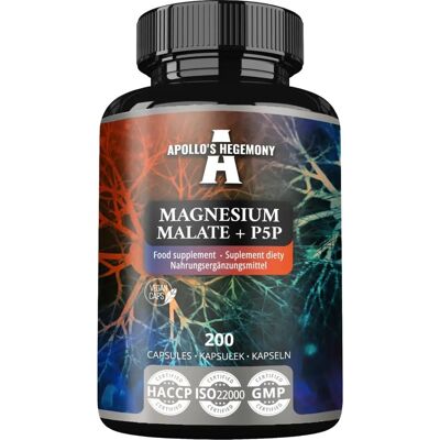 Swanson Magnesium Malate P5P 200 Kapsler - Kosttilskudd Swanson Magnesium Malate P5P 200 Kapsler - Kosttilskudd