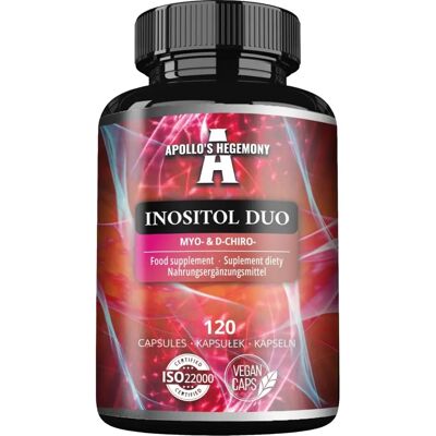MyIno Duo Inozytol 615 Mg - 120 Wegańskich Kapsułek - Suplement diety MyIno Duo Inozytol 615 Mg - 120 Wegańskich Kapsułek - Suplement diety