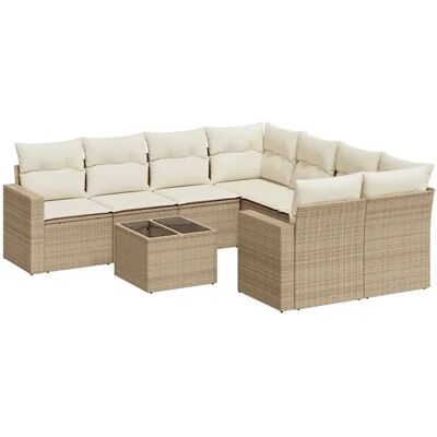 VidaXL Beige Have Møbel Sæt - Modular Poly Rattan VidaXL Beige Have Møbel Sæt - Modular Poly Rattan