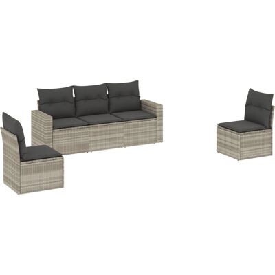 vidaXL Gartenbank Rattan Glas - Gartenbank vidaXL Gartenbank Rattan Glas - Gartenbank