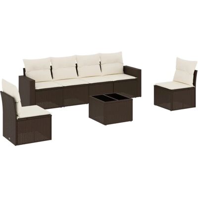 VidaXL Gartensitzbank - Langlebiger Rattan, Sicherheitsglas VidaXL Gartensitzbank - Langlebiger Rattan, Sicherheitsglas