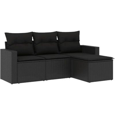 Banco de Rattan para Exterior VidaXL - Durável, Modular, Resistente UV Banco de Rattan para Exterior VidaXL - Durável, Modular, Resistente UV
