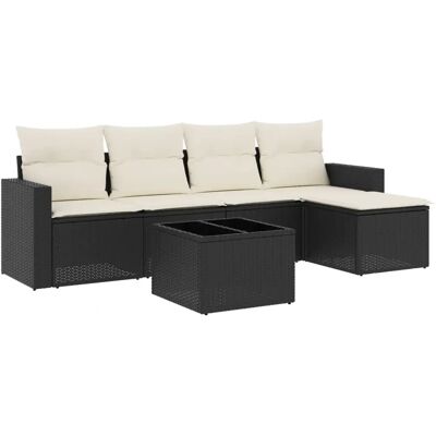 vidaXL Tuinmeubelset met Rattan en Staal vidaXL Tuinmeubelset met Rattan en Staal