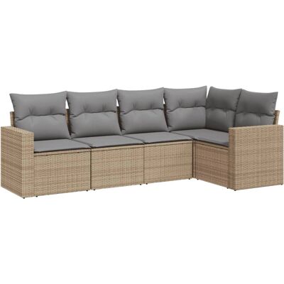 VidaXL Tuinbank - Poly Rattan 110kg - Weerbestendig VidaXL Tuinbank - Poly Rattan 110kg - Weerbestendig