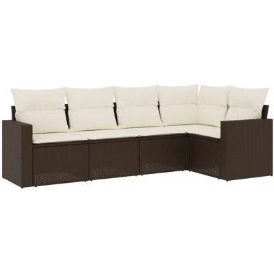 VidaXL Garten-Sofagarnitur 6-tlg. Rattan VidaXL Garten-Sofagarnitur 6-tlg. Rattan