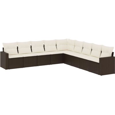 vidaXL Garten-Sitzbank Rattan Stahl - Gartentisch vidaXL Garten-Sitzbank Rattan Stahl - Gartentisch