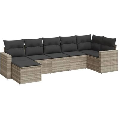 vidaXL Gartenbank Rattan - Modulares Gartenset vidaXL Gartenbank Rattan - Modulares Gartenset