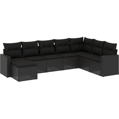 vidaXL Conjunto de Móveis de Jardim 8 Peças - Rattan Sintético vidaXL Conjunto de Móveis de Jardim 8 Peças - Rattan Sintético