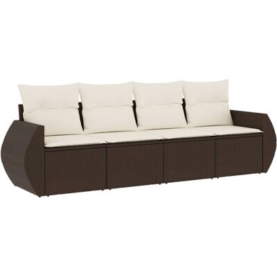 vidaXL Gartenmöbel Set 4-Sitzer Sofa 2er Sessel Tisch vidaXL Gartenmöbel Set 4-Sitzer Sofa 2er Sessel Tisch