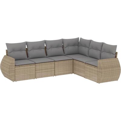 vidaXL Gartenmöbel-Set - Beige, Modular, Wetterfest vidaXL Gartenmöbel-Set - Beige, Modular, Wetterfest