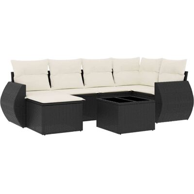 Conjunto de Muebles de Jardín vidaXL - Ratán PE Duradero Conjunto de Muebles de Jardín vidaXL - Ratán PE Duradero
