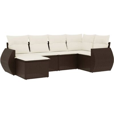 vidaXL Gartenmöbel-Set - Wetterfester Rattan, Modulares Design vidaXL Gartenmöbel-Set - Wetterfester Rattan, Modulares Design