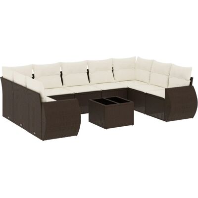 vidaXL 3254140 outdoor furniture set - Langlebiges PE-Rattan, Wasserfeste Stauraum, Modulares Design vidaXL 3254140 outdoor furniture set - Langlebiges PE-Rattan, Wasserfeste Stauraum, Modulares Design
