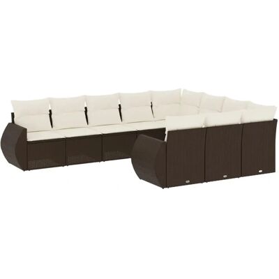 VidaXL Gartenset - Beige, Modulares, Wetterfest VidaXL Gartenset - Beige, Modulares, Wetterfest