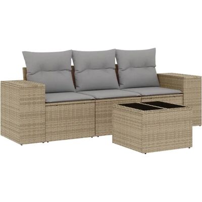 VidaXL Außenmöbel-Set - Beige, Modell 540395 VidaXL Außenmöbel-Set - Beige, Modell 540395